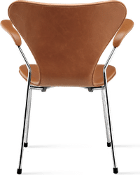 Series 7 Chair Carver - Full Leather Dark Tan image.