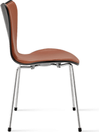 Series 7 Chair - Half Upholstered Premium Leather/Dark Tan image.
