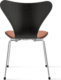 Series 7 Chair - Half Upholstered Premium Leather/Dark Tan image.