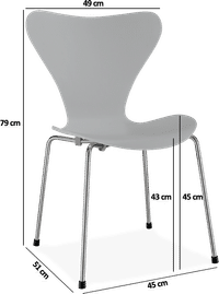 Series 7 Chair Plywood/Red image.