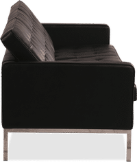 Knoll 3 Seater Sofa Premium Leather/Black  image.