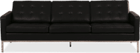 Knoll 3 Seater Sofa Premium Leather/Black  image.