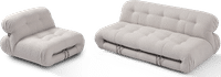 Soriana Style Sofa 2 Seat Creamy Boucle image.