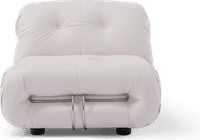 Soriana Style Lounge Chair Creamy Alcantara image.
