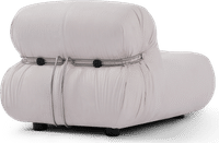 Soriana Style Lounge Chair Creamy Alcantara image.