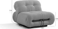 Soriana Style Lounge Chair Creamy Boucle image.