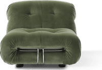 Soriana Style Lounge Chair Bottle Green Velvet image.