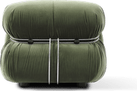 Soriana Style Lounge Chair Bottle Green Velvet image.