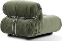 Soriana Style Lounge Chair Bottle Green Velvet image.