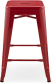 Tolix Bar Stool Red image.