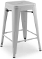 Tolix Bar Stool Silver image.