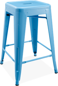Tolix Bar Stool Light Blue image.