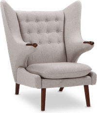 Teddy Bear Chair Wool/Light Pebble Grey image.