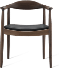 The Chair - PP501 Black/Walnut image.