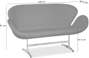 The Swan Sofa Wool/Morocan Blue image.