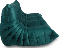 Comfort Style 3 Seater Sofa Bottle Green image.