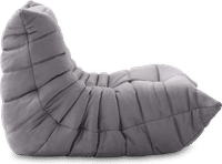 Comfort Style Lounge Sofa Light Grey Alcantara/Alcantara image.