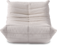 Comfort Style Lounge Sofa Creamy Boucle/Boucle image.