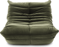 Comfort Style Lounge Sofa Bottle Green Velvet/Velvet image.