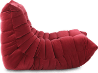 Comfort Style Lounge Sofa Dark Red Velvet/Velvet image.