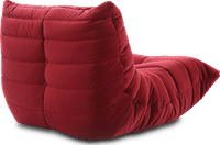 Comfort Style Lounge Sofa Dark Red Velvet/Velvet image.