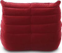 Comfort Style Lounge Sofa Dark Red Velvet/Velvet image.