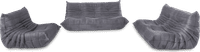 Comfort Style Corner Sofa Dark Grey image.