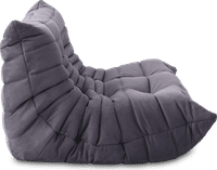 Comfort Style 2-Seater Sofa Charcoal Grey Alcantara/Alcantara image.