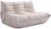 Comfort Style 2-Seater Sofa Creamy Alcantara/Alcantara image.