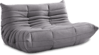 Comfort Style 2-Seater Sofa Light Grey Alcantara/Alcantara image.