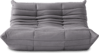 Comfort Style 2-Seater Sofa Light Grey Alcantara/Alcantara image.