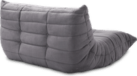 Comfort Style 2-Seater Sofa Light Grey Alcantara/Alcantara image.