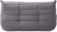 Comfort Style 2-Seater Sofa Light Grey Alcantara/Alcantara image.