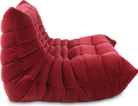 Comfort Style 2-Seater Sofa Dark Red Velvet/Velvet image.