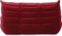 Comfort Style 2-Seater Sofa Dark Red Velvet/Velvet image.