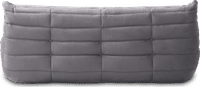 Comfort Style 3-Seater Sofa Light Grey Alcantara/Alcantara image.