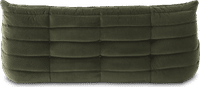 Comfort Style 3-Seater Sofa Bottle Green Velvet/Velvet image.