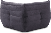 Comfort Style Curve Sofa Charcoal Grey Alcantara/Alcantara image.