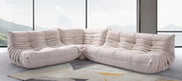 Comfort Style 3-Seater Sofa Creamy Alcantara/Alcantara image.