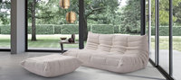 Comfort Style Sofa Ottoman Creamy Boucle/Boucle image.