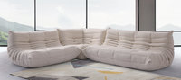 Comfort Style Sofa Ottoman Creamy Boucle/Boucle image.