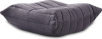 Comfort Style Sofa Ottoman Charcoal Grey Alcantara/Alcantara image.