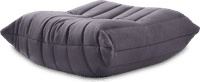 Comfort Style Sofa Ottoman Charcoal Grey Alcantara/Alcantara image.