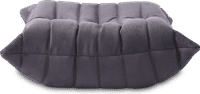 Comfort Style Sofa Ottoman Charcoal Grey Alcantara/Alcantara image.