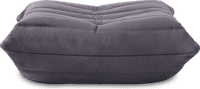 Comfort Style Sofa Ottoman Charcoal Grey Alcantara/Alcantara image.