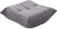 Comfort Style Sofa Ottoman Light Grey Alcantara/Alcantara image.