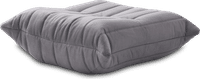 Comfort Style Sofa Ottoman Light Grey Alcantara/Alcantara image.