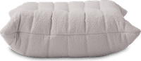 Comfort Style Sofa Ottoman Creamy Boucle/Boucle image.