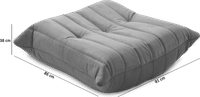 Comfort Style Sofa Ottoman Bottle Green Velvet/Velvet image.