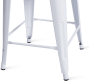 Tolix Bar Stool White image.